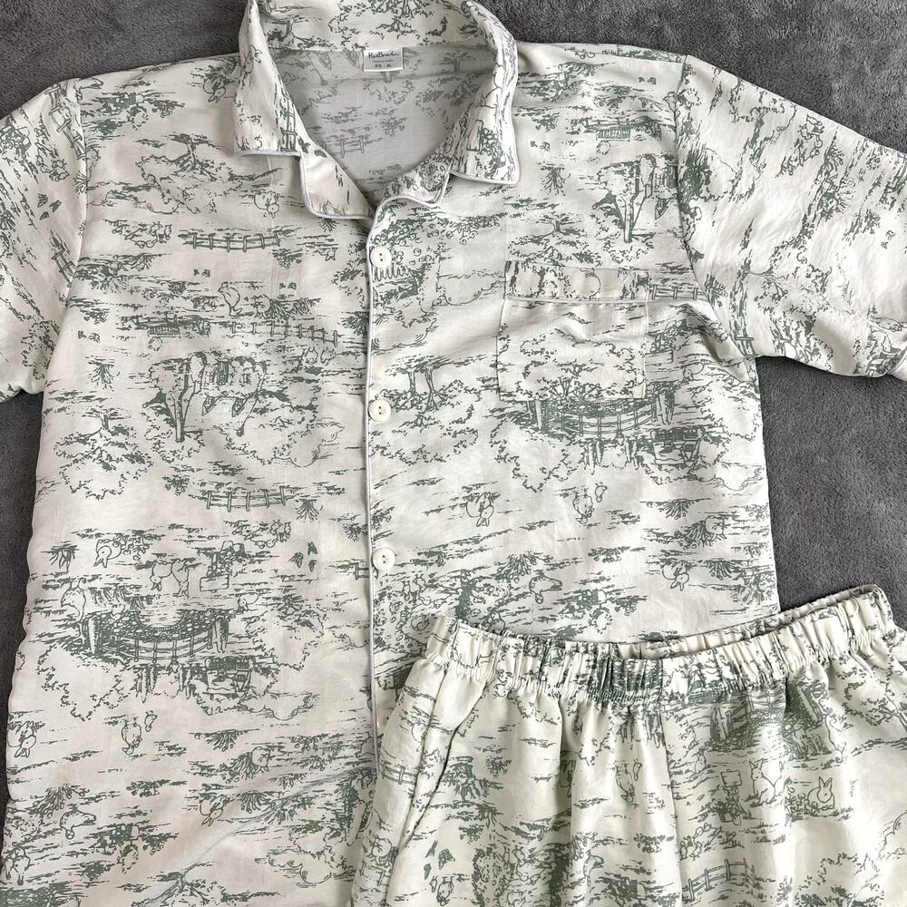 Redbrain Pajama Lounge Set Womens XL Toile Modal Blend Luxe - Picture 2 of 16